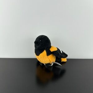 Ganz Webkinz Lil Kinz Oriole Bird 5" HS510 Orange Black Plush No Code